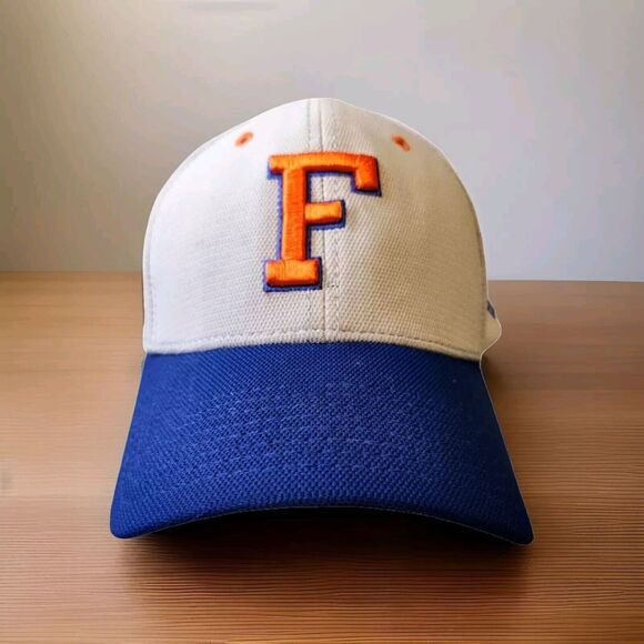 New Era Medium / Large NCAA Univ of Florida Gators Baseball Hat Cap Blue White - Picture 1 of 12